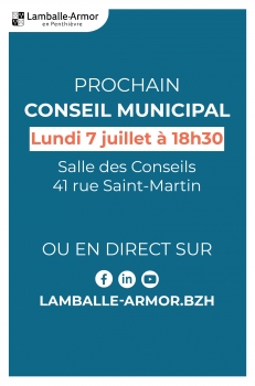 Conseil municipal du lundi 7 juillet 2025