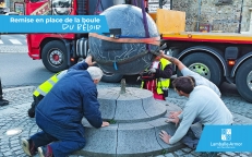 Remise en place de la boule du Béloir