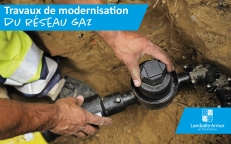 Travaux de modernisation du réseau gaz