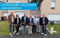 Inauguration de logements sociaux au lotissement Les Plages à Morieux