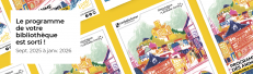 Le programme de votre bibliothèque est sorti !