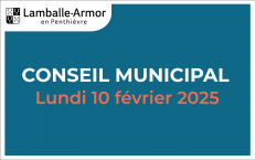 Conseil municipal du 10 février 2025