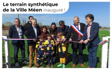 Inauguration du terrain synthétique de la Ville Méen