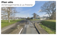 Création de la 1e liaison cyclable entre le bourg de La Poterie et le centre-ville de Lamballe-Armor