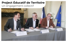 Signature du nouveau Projet Éducatif de Territoire :  un engagement collectif pour grandir ensemble