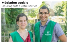 Deux médiateurs sociaux à Lamballe-Armor