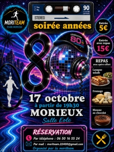 Soirée année 80 de la moriteam
