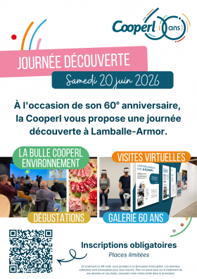 Cooperl fête ses 60 ans : journée découverte le 20 juin