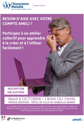 Besoin d'aide avec votre compte Améli ?