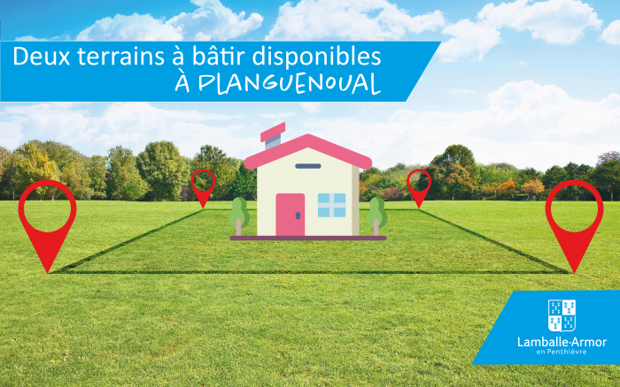 Deux terrains à bâtir disponibles à Planguenoual