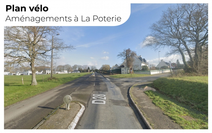 Création de la 1e liaison cyclable entre le bourg de La Poterie et le centre-ville de Lamballe-Armor