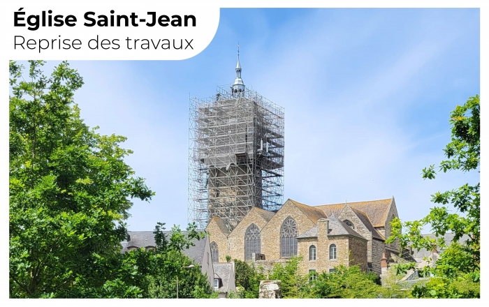 Eglise Saint-Jean : reprise des travaux de rénovation