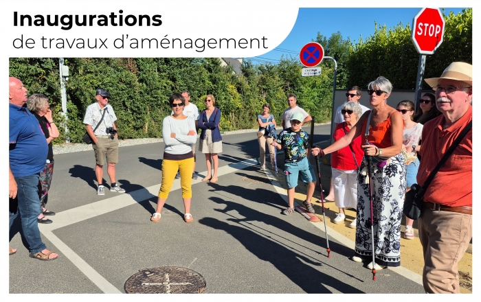Inaugurations de travaux d'aménagement