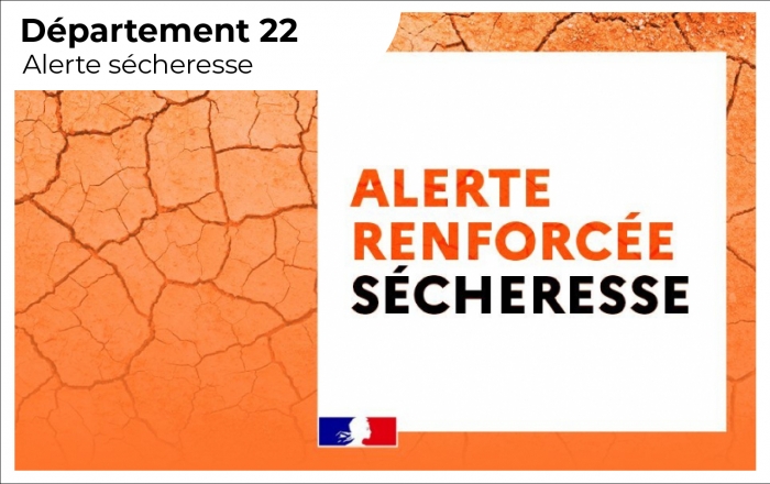 Le département en alerte sécheresse renforcée