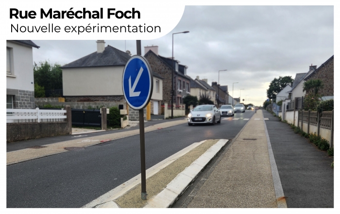 Rue Maréchal Foch : une nouvelle organisation de la circulation à l'essai à partir du 26 octobre 2026
