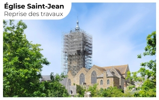 Eglise Saint-Jean : reprise des travaux de rénovation
