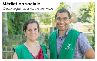 Deux médiateurs sociaux à Lamballe-Armor